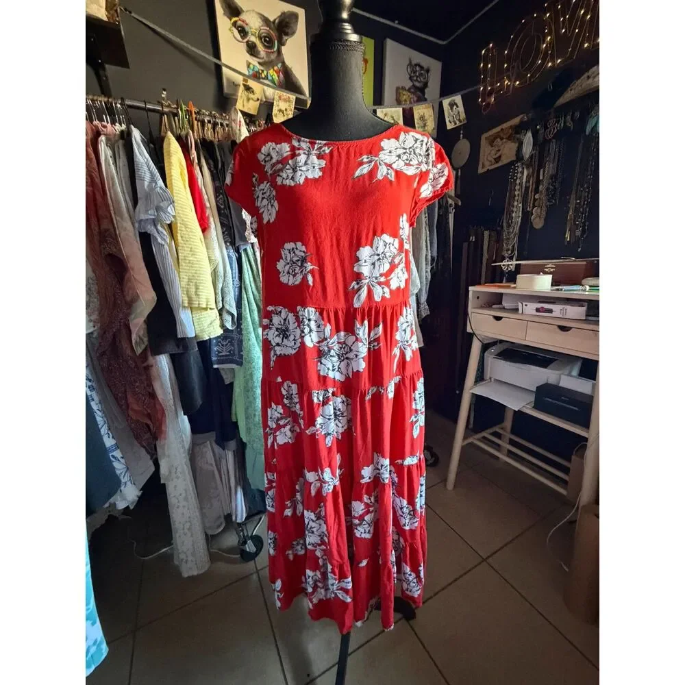 Free People Rita Tiered Midi Dress